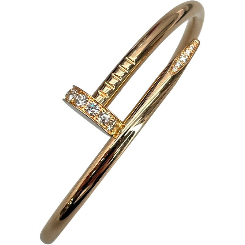カルティエ Cartier ジュストアンクルダイヤブレス ピンクゴールド Au750 ジュエリー【中古】