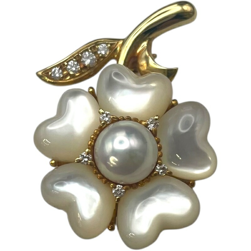 楽天市場】タサキ ブローチ レディース フラワーモチーフ パール