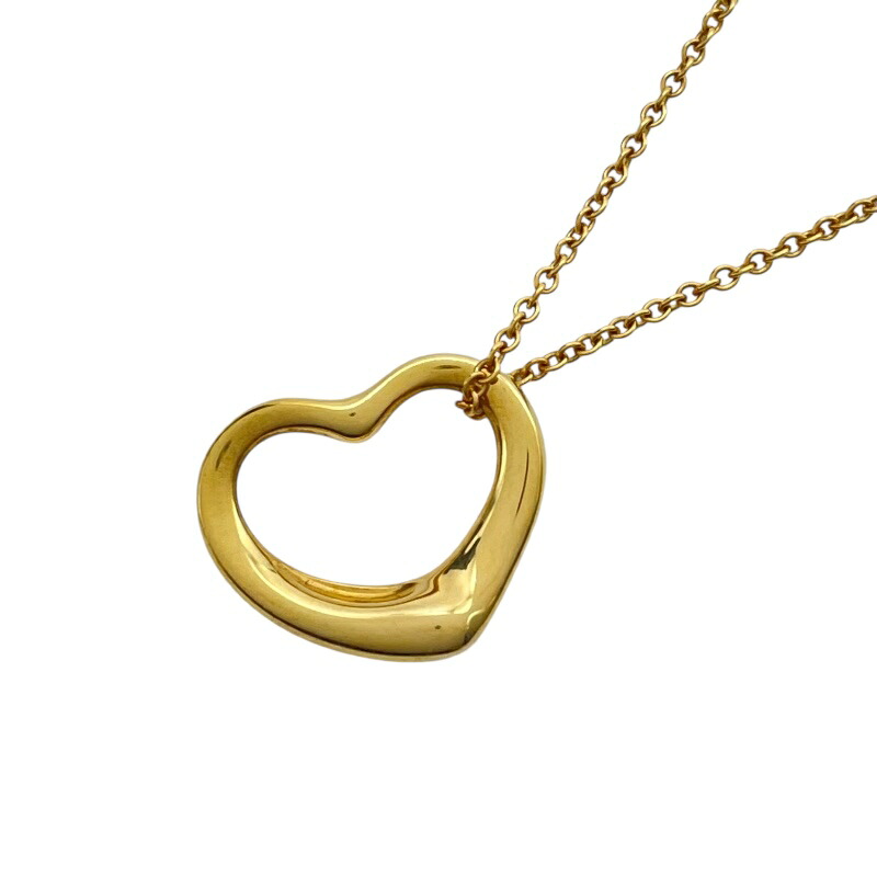 ティファニー TIFFANY＆CO オープンハートネックレス ゴールド 750 ジュエリー【中古】 53,400円