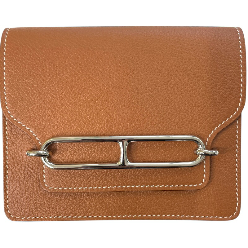 エルメス HERMES ルリ スリム U刻印 ゴールド/ライム エバーカラー レディース コインケース【中古】｜OKURA（おお蔵）店