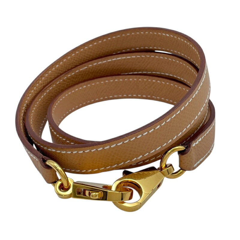 エルメス HERMES ケリー用 ストラップ ナチュラルサブレ GD金具 エプソン レディース ショルダーストラップ【中古】