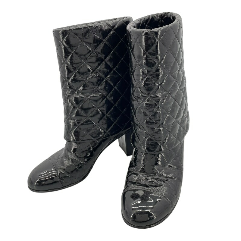 楽天市場】CHANEL【シャネル】 黒 サイドココマーク マトラッセ