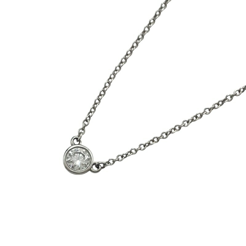ティファニー TIFFANY＆CO バイザヤードネックレス プラチナ Pt950 ジュエリー【中古】 53,400円