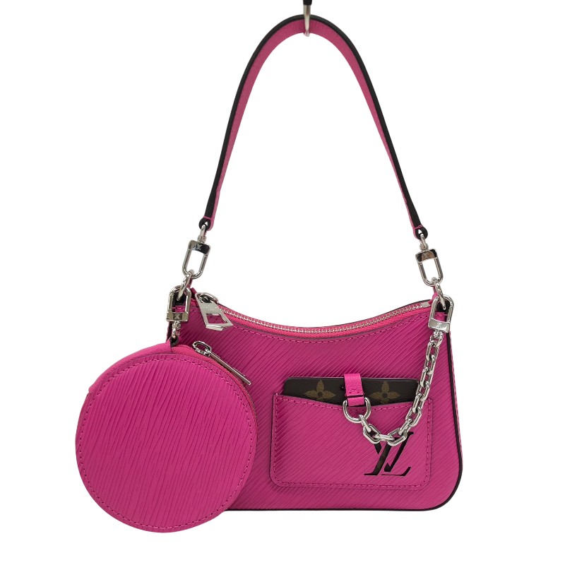 【6/1～ 最大限度30,000円OFF引き換え証！】ルイ・ヴィトン LOUIS VUITTON マレリーニ M21091 サクラ色マイアミ エピレザー レディース ハンドバック【中古】