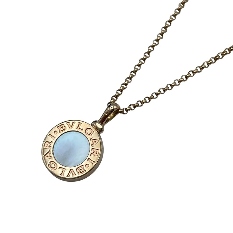 ブルガリ BVLGARI ブルガリブルガリネックレス ピンクゴールド Au750 ジュエリー【中古】