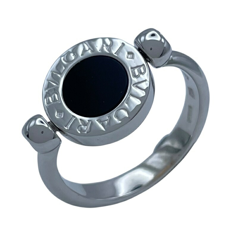 楽天市場】ブルガリ フリップリング オニキス ダイヤモンド リング