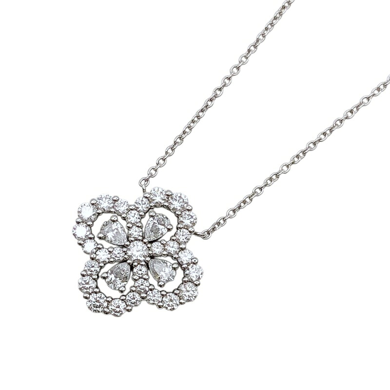 ハリーウィンストン HARRY WINSTON ループバイハリーウィンストンフルモチーフネックレス プラチナ Pt950 ダイヤモンド ジュエリー【中古】