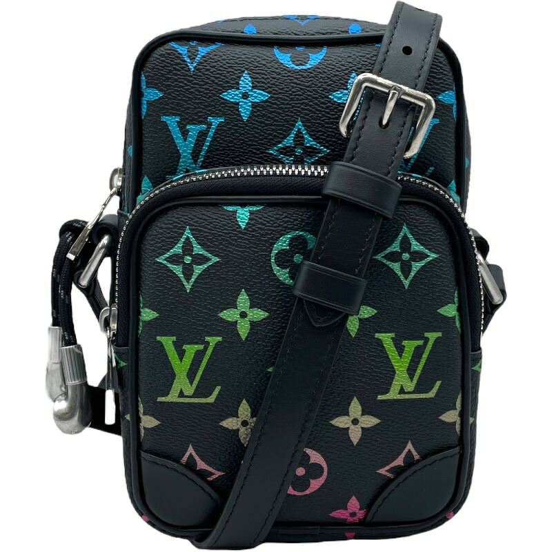 【6/1～ 最大限度30,000円OFFクーポン券！】ルイ・ヴィトン LOUIS VUITTON アマゾンNM M13898 黒いこと モノグラム・イリデッセント レディース ショルダーバッグ【中古】
