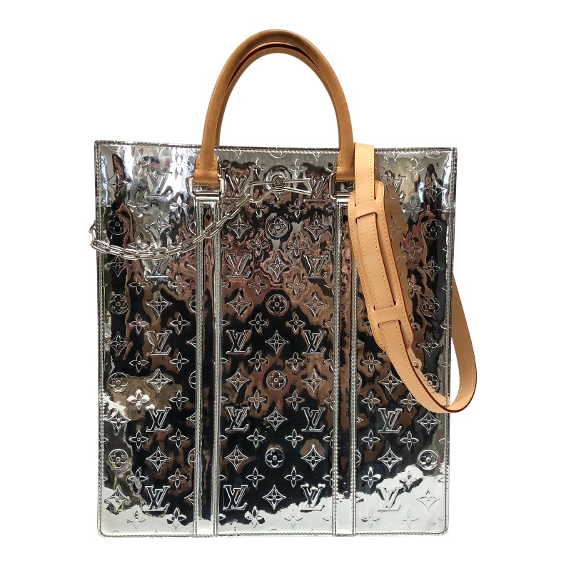 ルイ・ヴィトン LOUIS VUITTON 銀鏡 サックプラ 2wayショルダーバッグ  M45884 しろがね色 モノグラム・銀鏡 帆布 レディース ショルダーバッグ【中古】