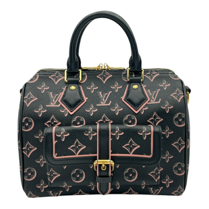 【美品】ルイヴィトン　スピーディ　25 ボストン　エピ　ノワール　ハンドバッグ LOUIS VUITTON ルイヴィトン バッグ スピーディ バンドリエール