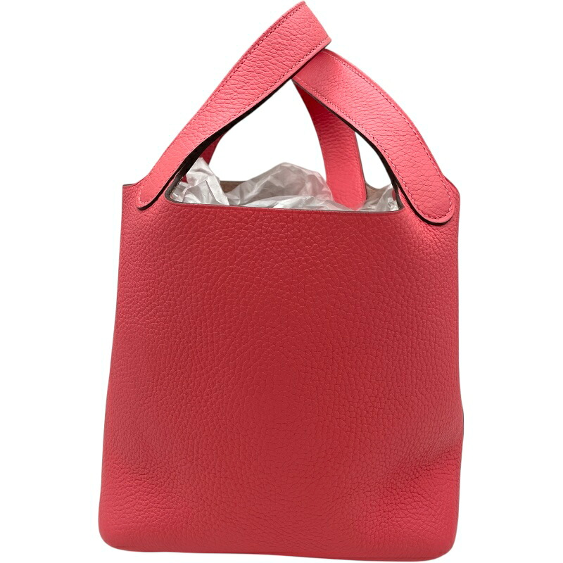 エルメス HERMES ピコタンロックPM A刻印 ローズアザレ SV金具 トリヨン レディース ハンドバッグ【中古】
