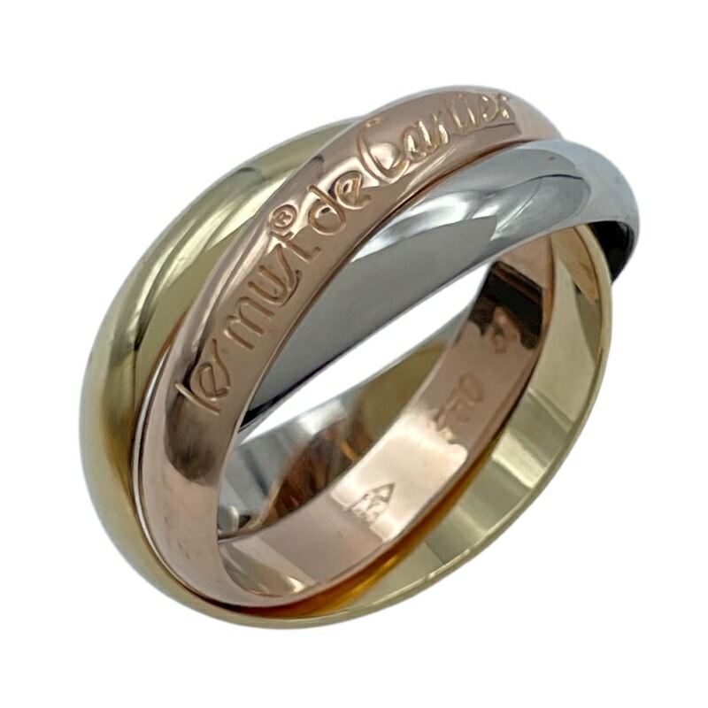 楽天市場】カルティエ Cartier ピンキーリング トリニティ SM スモール