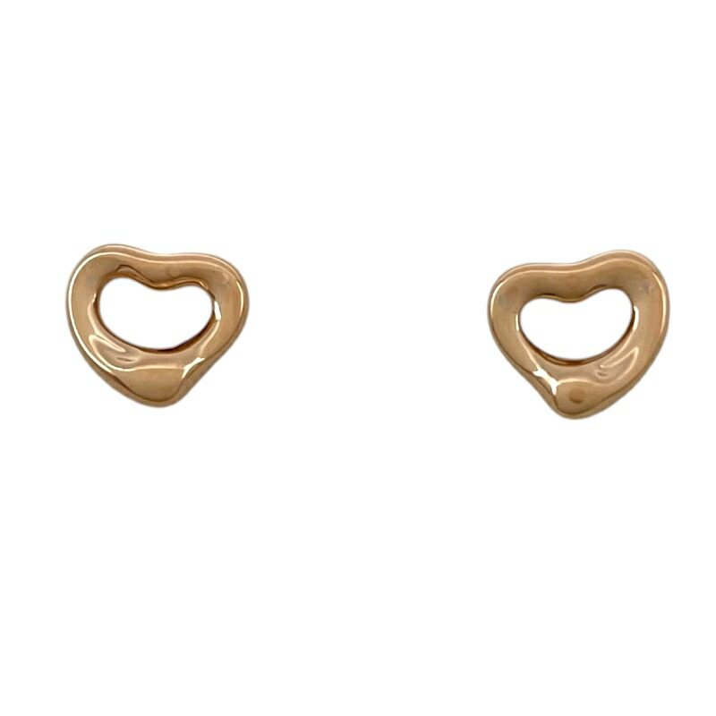 楽天市場】ティファニー Tiffany & Co. ピアス オープン ハート 幅11mm