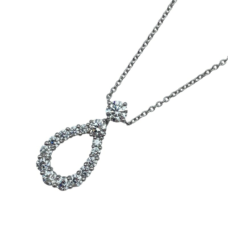 ハリーウィンストン HARRY WINSTON ループネックレスエクストララージ プラチナ Pt950 ジュエリー【中古】