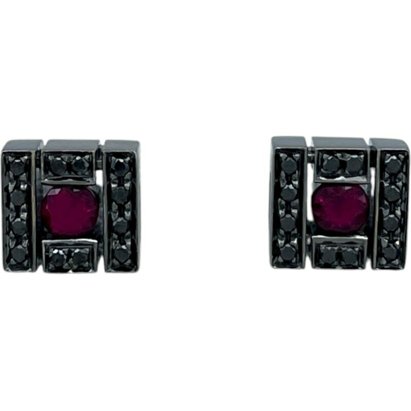 DAMIANI ダミアーニ ピアス ベルエポック ルビー ダイヤモンド 片耳