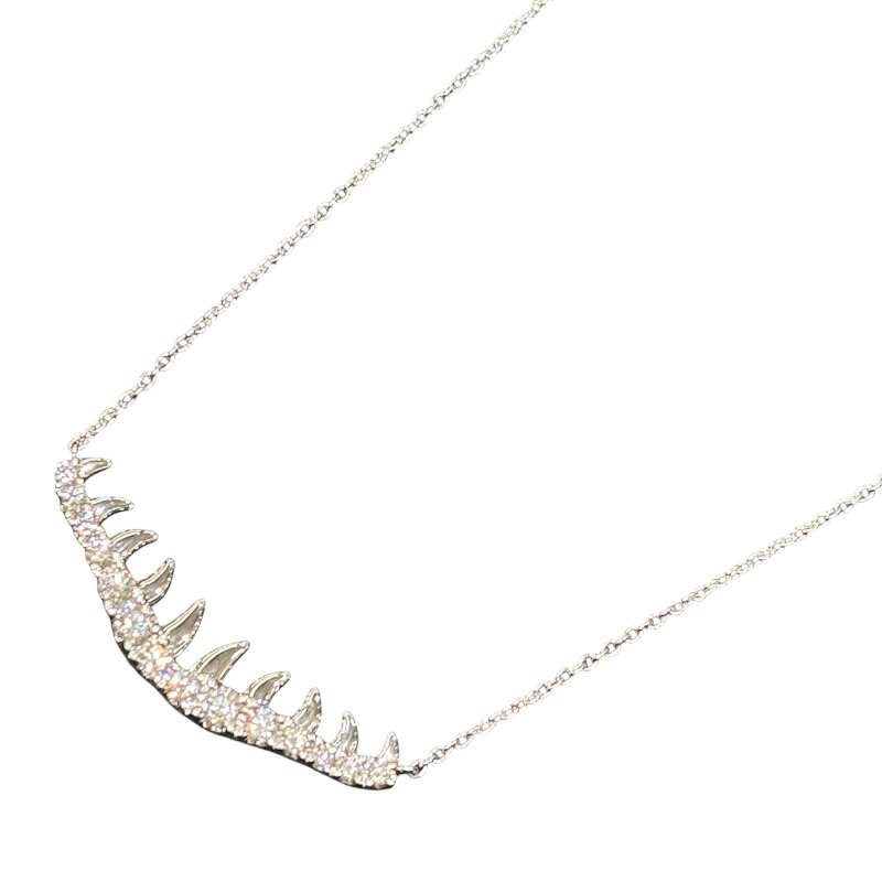 タサキ TASAKI ディンジャーネックレス シルバー 750WG ジュエリー【中古】
