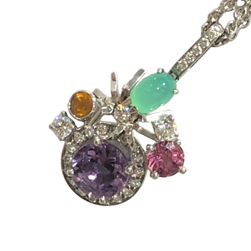 ショーメ CHAUMET アトラップモアネックレス ホワイトゴールド 750WG ジュエリー【中古】|OKURA(おお蔵)店