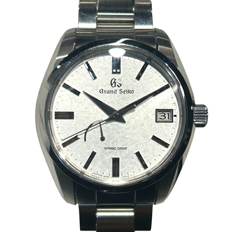 グランドセイコー Grand Seiko ヘリテージコレクション スプリングドライブ SBGA465 ホワイト SS メンズ 腕時計【中古】