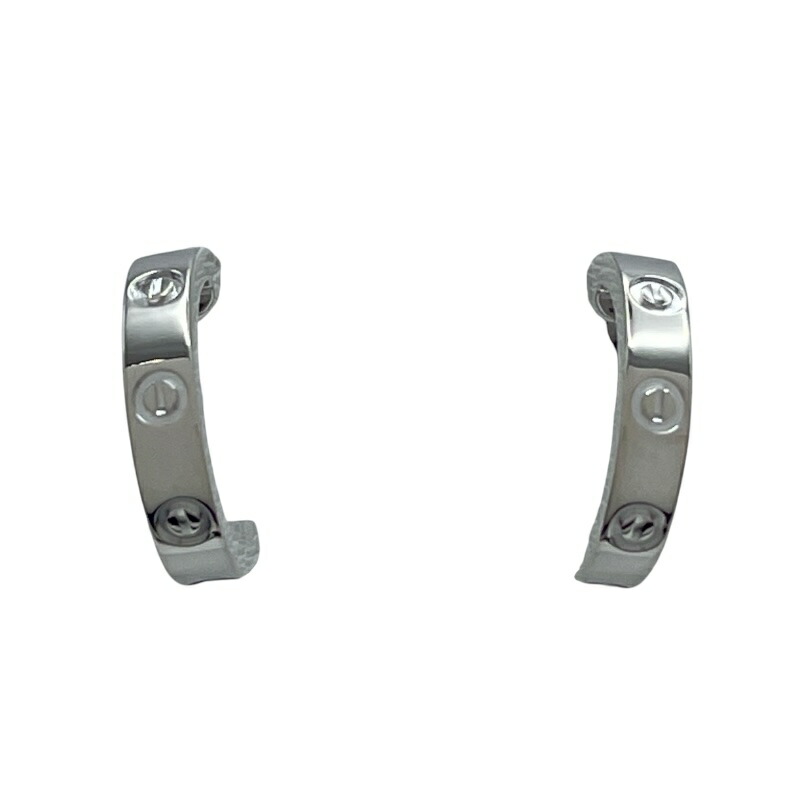 楽天市場】カルティエ Cartier ピアス ラブピアス フープ K18YG 【中古