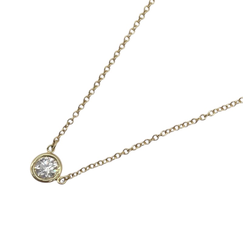 Tiffany & Co. バイザヤード　k18YG 4mm強 楽天市場】ティファニー Tiffany & Co. ネックレス バイザヤード K18YG