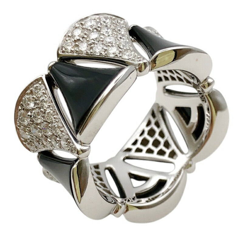 BVLGARI オープンリング ダイヤモンド付き 197670-1.jpg