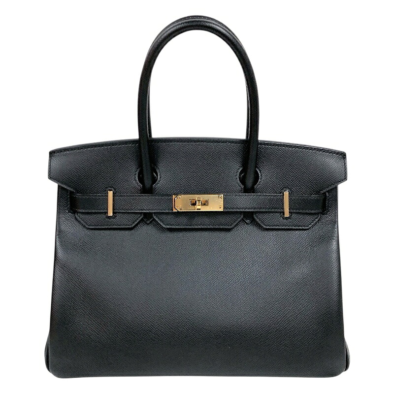 エルメス HERMES バーキン30 C刻印　(2018年製) ブラック　ゴールド金具 ヴォーエプソン レディース ハンドバッグ【中古】 1,011,500円