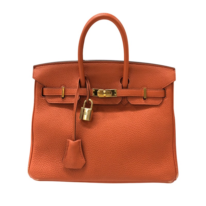 エルメス HERMES バーキン25 X刻 キュイーブル ゴールド金具 トゴ レディース ハンドバッグ【中古】