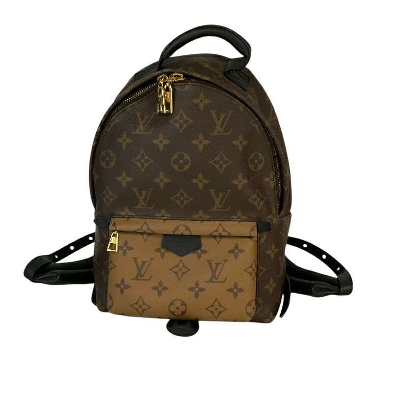 【6/1～ 最大限度30,000円OFF引き換え証！】ルイ・ヴィトン LOUIS VUITTON ﾊﾟｰﾑｽﾌﾟﾘﾝｸﾞｽ･ﾊﾞｯｸﾊﾟｯｸ PM M44870 赤銅色 ﾓﾉｸﾞﾗﾑ･ﾘﾊﾞｰｽ レディース 背嚢・デイパック【中古】