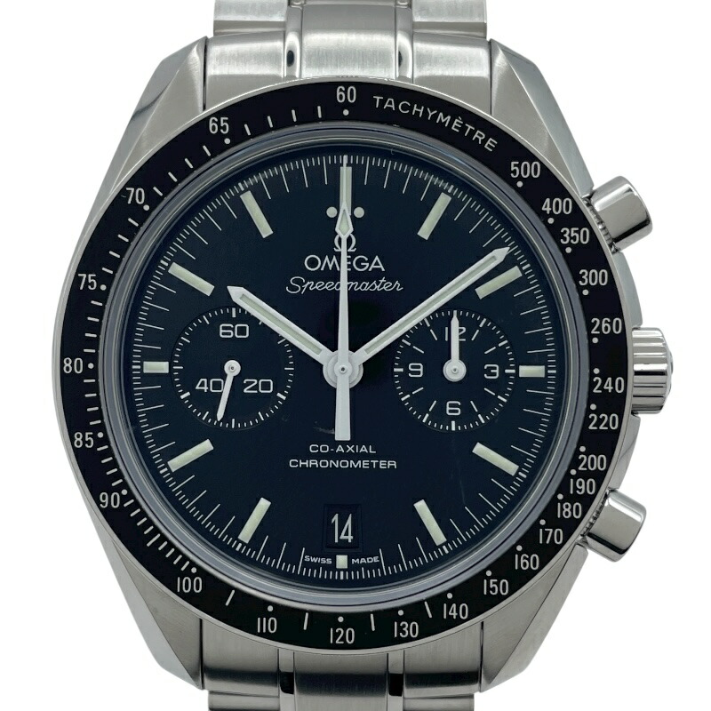 オメガ OMEGA スピードマスターコーアクシャルクロノメーター 311.30.44.51.01.002 ブラック SS メンズ 腕時計【中古】