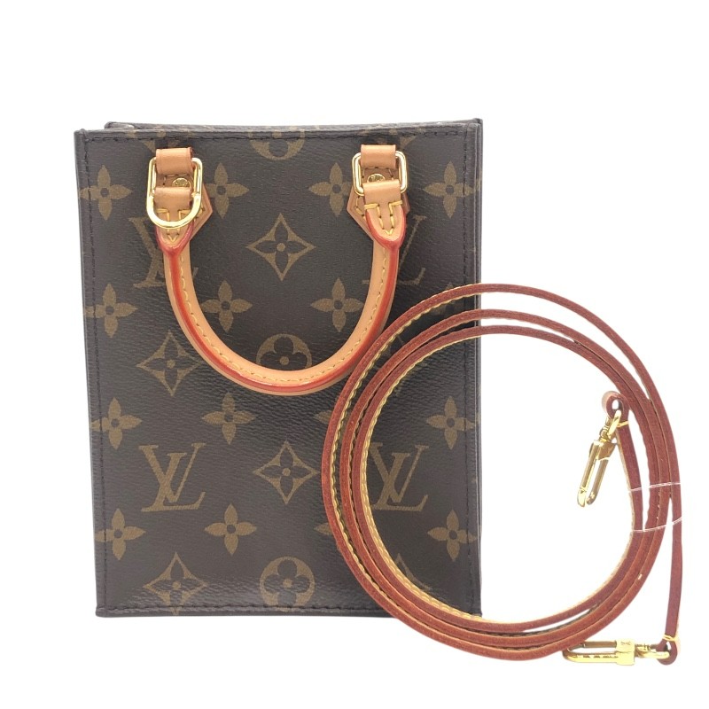 ルイ・ヴィトン LOUIS VUITTON プティット・サックプラ M69442 モノグラム×GD金具 モノグラム帆布 PVC レディース ショルダーバッグ【中古】