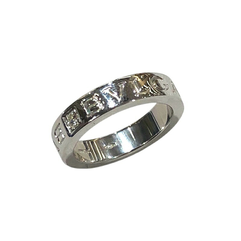 BVLGARI / 750刻印/K18WG/ブルガリブルガリ/ダイヤ1石/ダブルロゴリング/11号/SLV 楽天市場】【最大3万円OFFクーポン配布中】 ブルガリ BVLGARI リング W