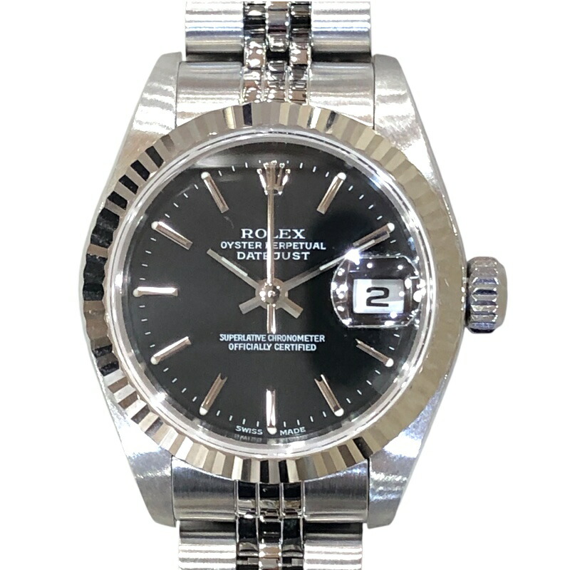 みん様ブラック 楽天市場】ROLEX ロレックス デイトジャスト レディース 69174