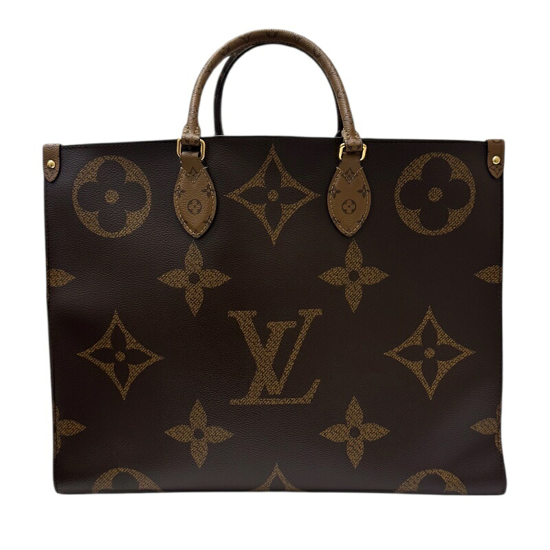 ルイ・ヴィトン LOUIS VUITTON オンザゴーGM  M45320  ブラウン PVC ユニセックス ハンドバッグ【中古】