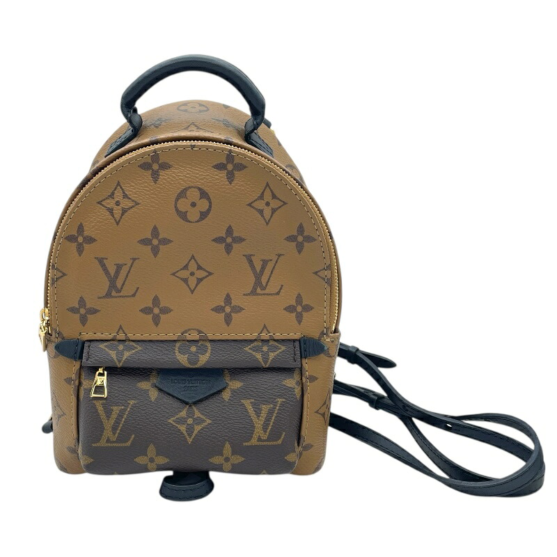ルイ・ヴィトン LOUIS VUITTON パームスプリングスバックパックMINI M44872 ブラウン モノグラム・リバース レディース リュック・デイパック【中古】