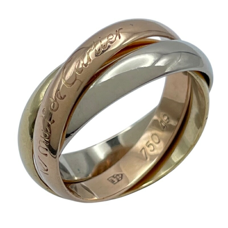 楽天市場】カルティエ Cartier ピンキーリング トリニティ SM スモール