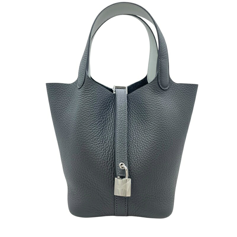 エルメス HERMES ピコタンロックPM エクラ K刻印 (2025年製) アルドワーズxグリプラチナ シルバー金具 トリヨンクレマンス/スイフト レディース ハンドバッグ【中古】