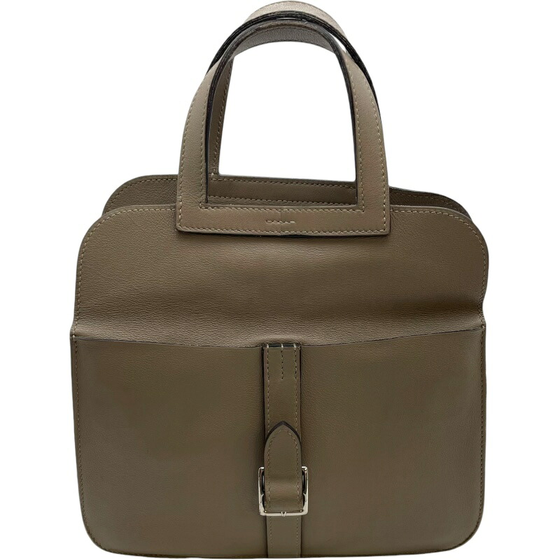 エルメス HERMES アルザン ミニ C刻 エトゥープ SV金具 スイフト レディース ハンドバッグ【中古】