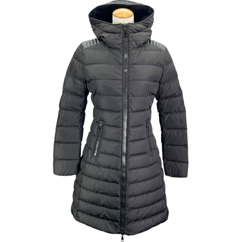 モンクレール MONCLER TALEV ダウンコート E20934937085 ブラック ナイロン レディース ダウンジャケット【中古】
