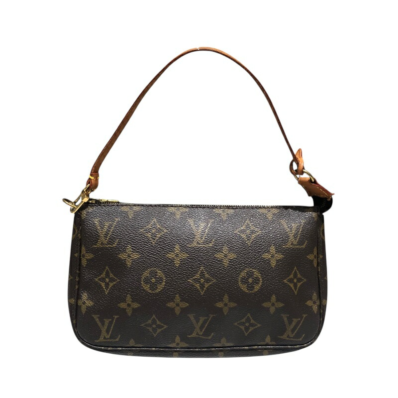 ルイ・ヴィトン LOUIS VUITTON ポシェットアクセソワール M51980 ブラウン PVC レディース ポーチ【中古】
