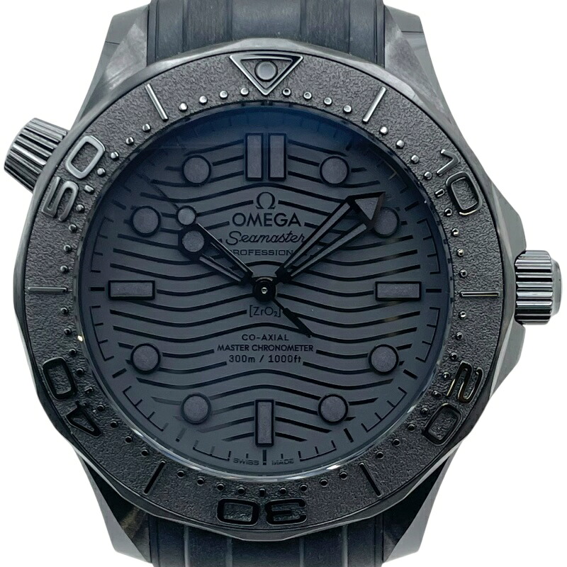 オメガ OMEGA シーマスター ダイバー300M コーアクシャル マスタークロノメーター 210.92.44.20.01.003 ブラック セラミック 自動巻き メンズ 腕時計【中古】 1,020,000円
