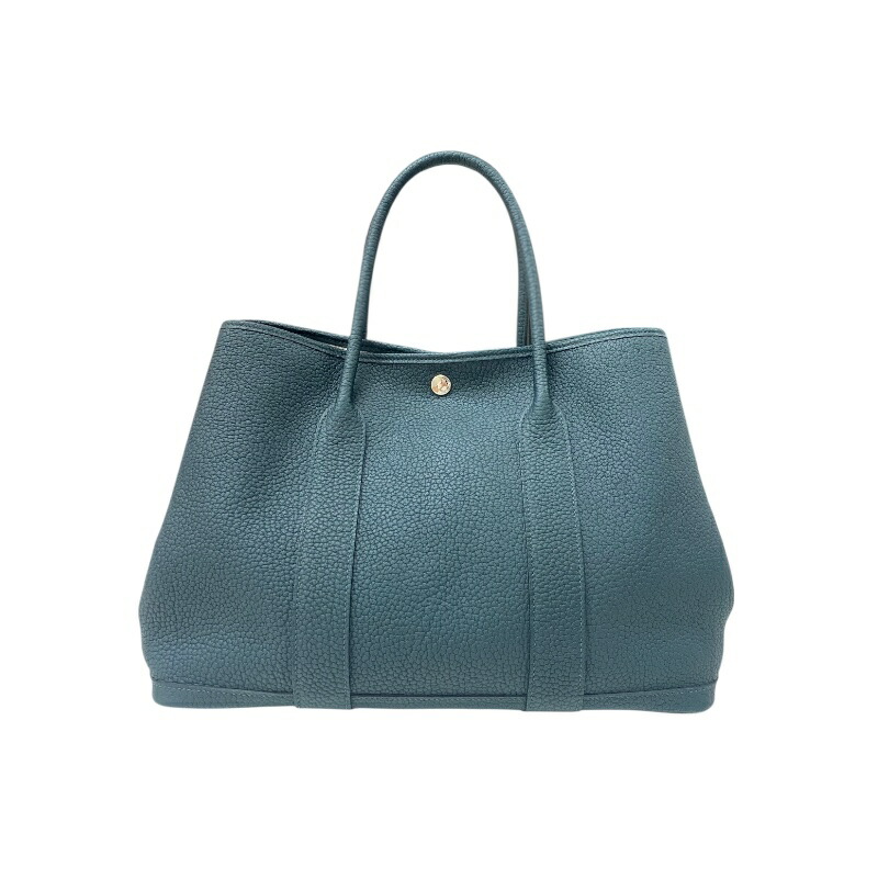 エルメス HERMES ガーデンパーティPM Z刻 ヴェールボスフォール シルバー金具 ネゴンダ ユニセックス ハンドバッグ【中古】