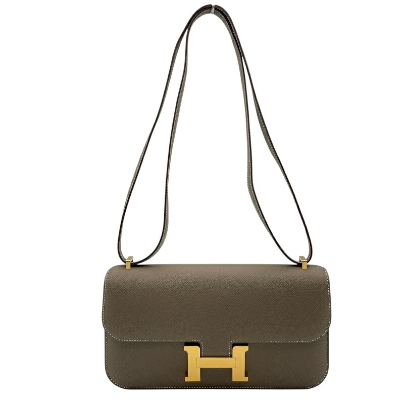 エルメス HERMES コンスタンス エラン K刻 エトゥープ GD金具 エプソン レディース ショルダーバッグ【中古】