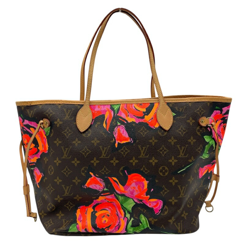 ルイ・ヴィトン LOUIS VUITTON ネヴァーフルMM M48613 ブラウン モノグラム・ローズ レディース トートバッグ【中古】