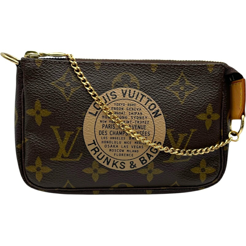 ルイ・ヴィトン LOUIS VUITTON ミニポシェット・アクセソワール T&Bコレクション M60153 ブラウン モノグラム レディース その他バッグ【中古】