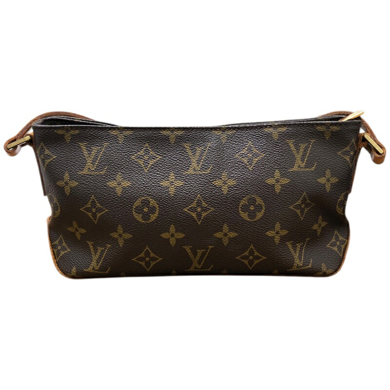 ルイ・ヴィトン LOUIS VUITTON トローター M51240 ブラウン モノグラムキャンバス レディース ショルダーバッグ【中古】