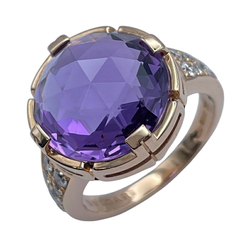 ブルガリ BVLGARI パレンテシカクテルリング ピンクゴールド 750 ジュエリー【中古】