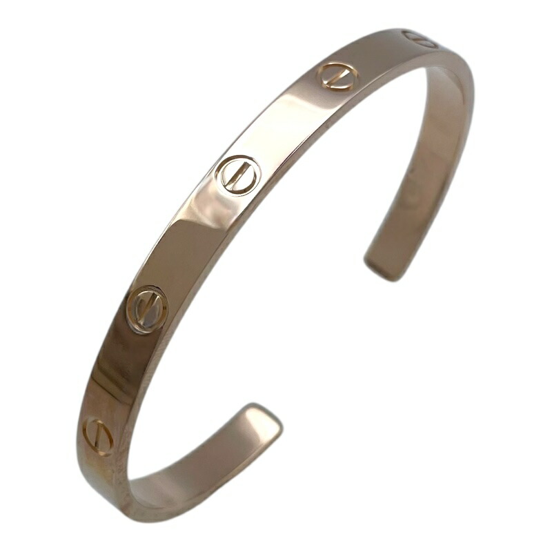 楽天市場】カルティエ Cartier ラブブレス K18PG #17 ピンクゴールド