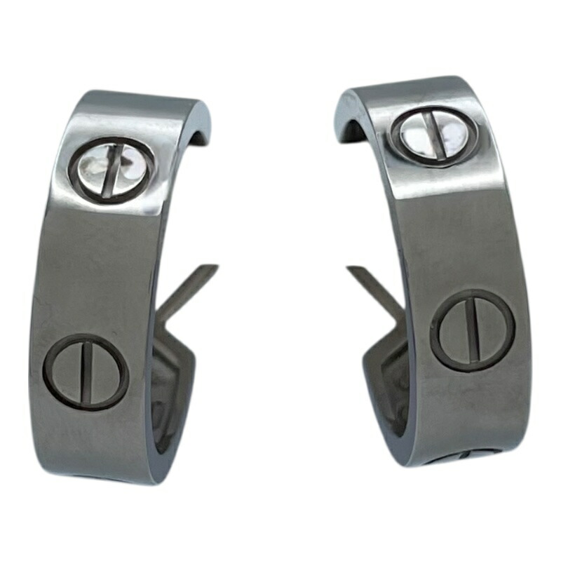 楽天市場】カルティエ ピアス ラブフープピアス Cartier ラブ フープ