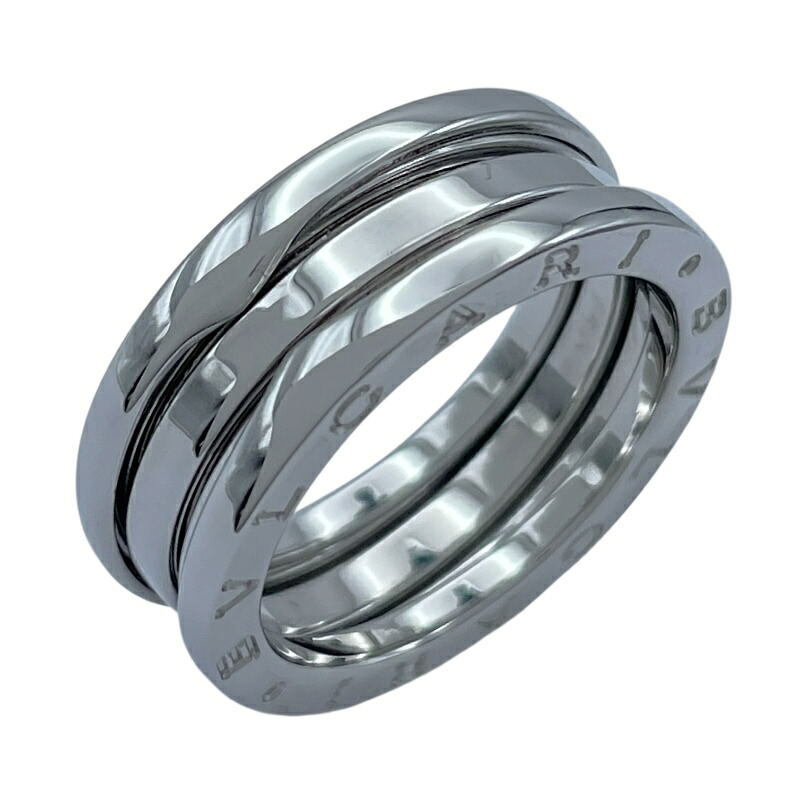 ブルガリ BVLGARI ビーゼロワンリング3バンド(S) ホワイトゴールド 750 ジュエリー【中古】