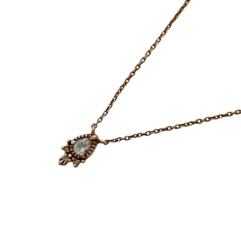 4℃ 三日月モチーフ ネックレス k10PG 金 ヨンドシー 月 4℃ 三日月モチーフ ネックレス k10PG 金 ヨンドシー 月